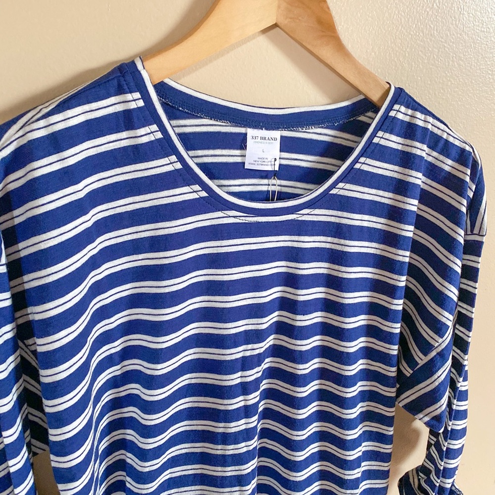 Organic Cotton Striped Tee - Picture 5 of 6